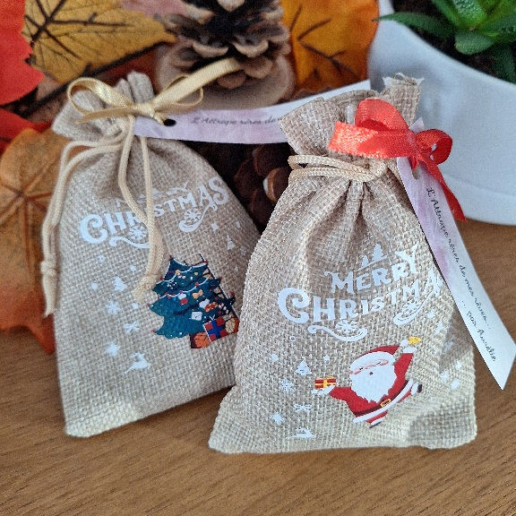 Pochon Surprise en Toile de Jute - Cadeau Magique pour Enfants