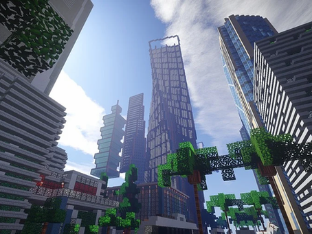 Minecraft Challenge #2: Build a skyscraper