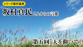 真民さんからの言葉 第五回「天を仰いで」