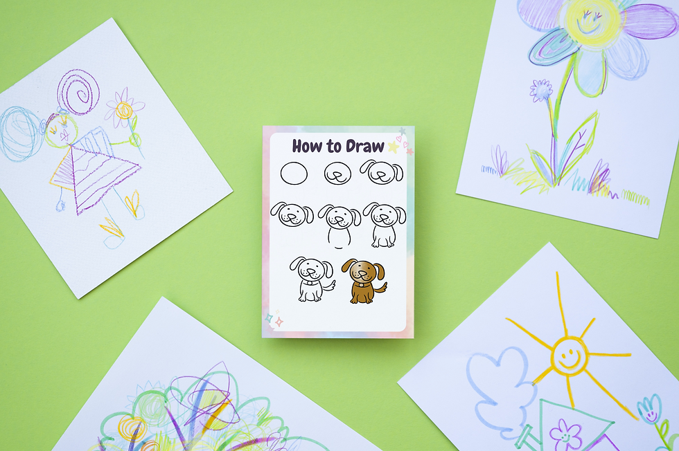 Thumbnail: Drawing Animals Book, Prewriting Activity, How to Draw, Coloring Activity