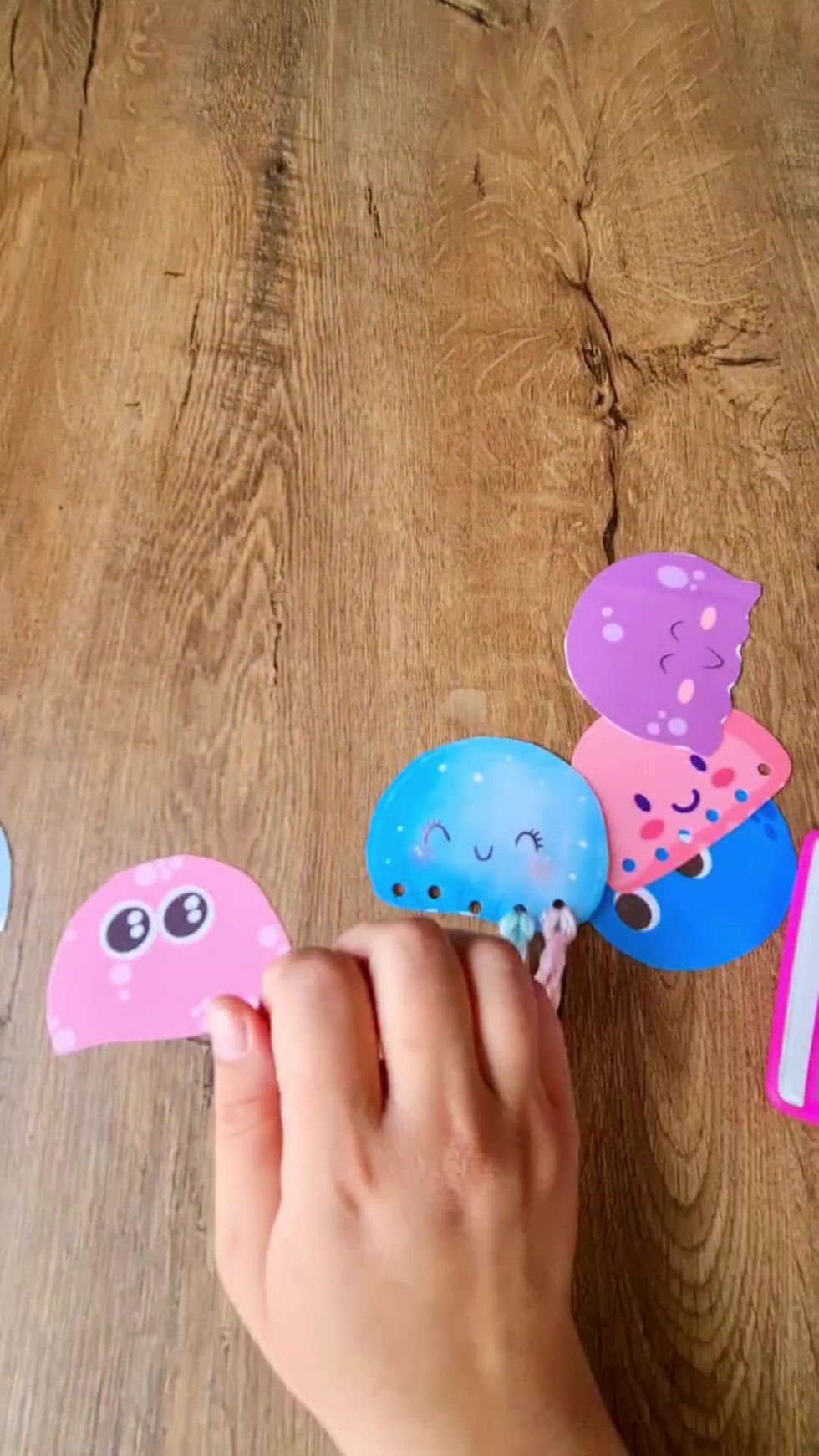 Thumbnail: Jellyfish Kid Craft Montessori Practical Activity Sewing Set