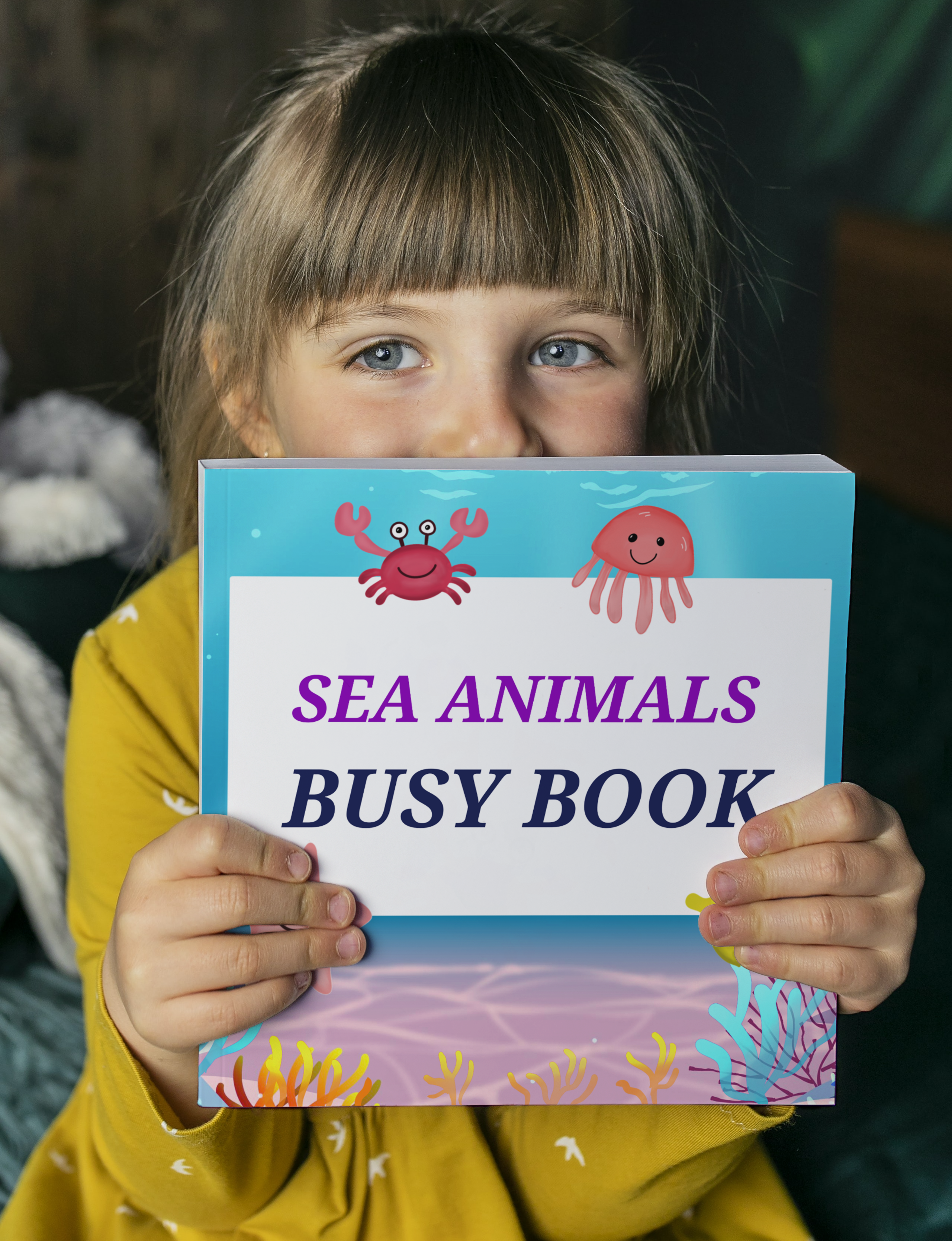 Sea Animals Preschool Busy Binder