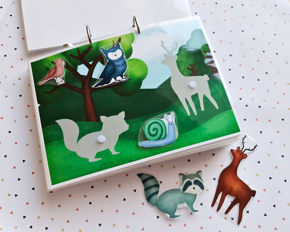 Thumbnail: Forest Animals Busy Binder Kindergarten