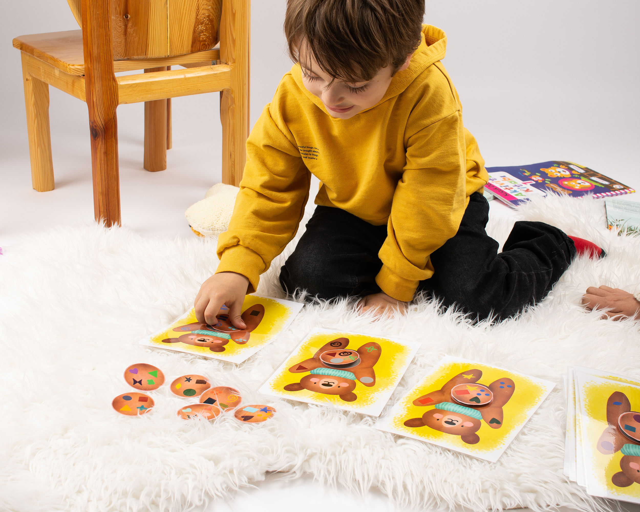 Teddy Matching Card Game - Montessori Toddler Activity