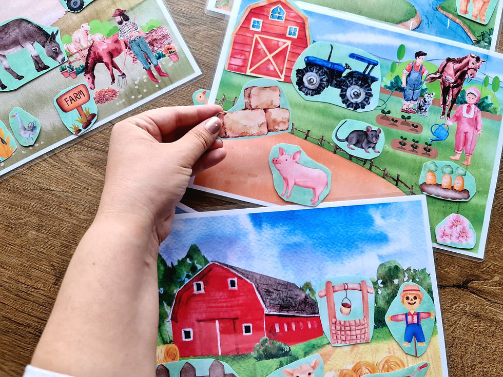 Thumbnail: Farm Cut and Glue Activity Book