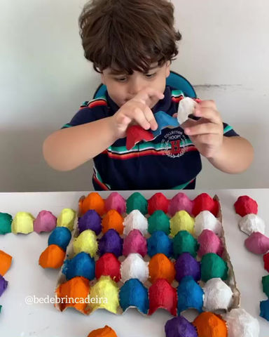 Kindergarten Egg Carton Craft, Coding Game for Kids