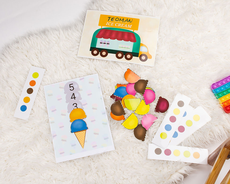 Thumbnail: Ice Cream Pretend Play Printable