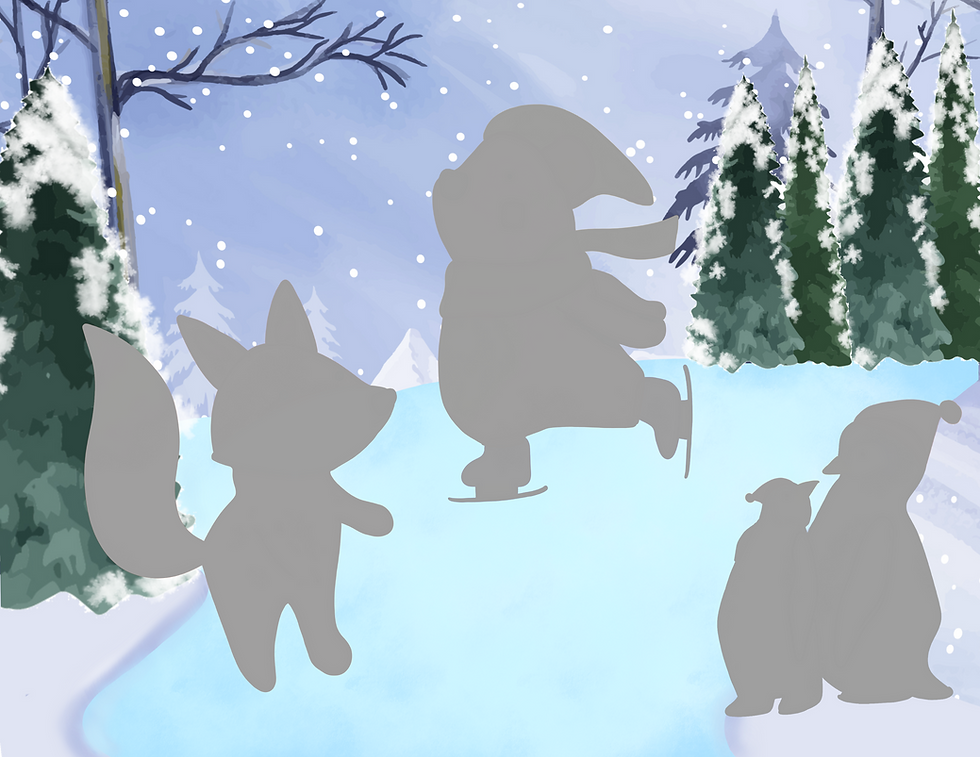 Thumbnail: Winter Animals Quiet Book