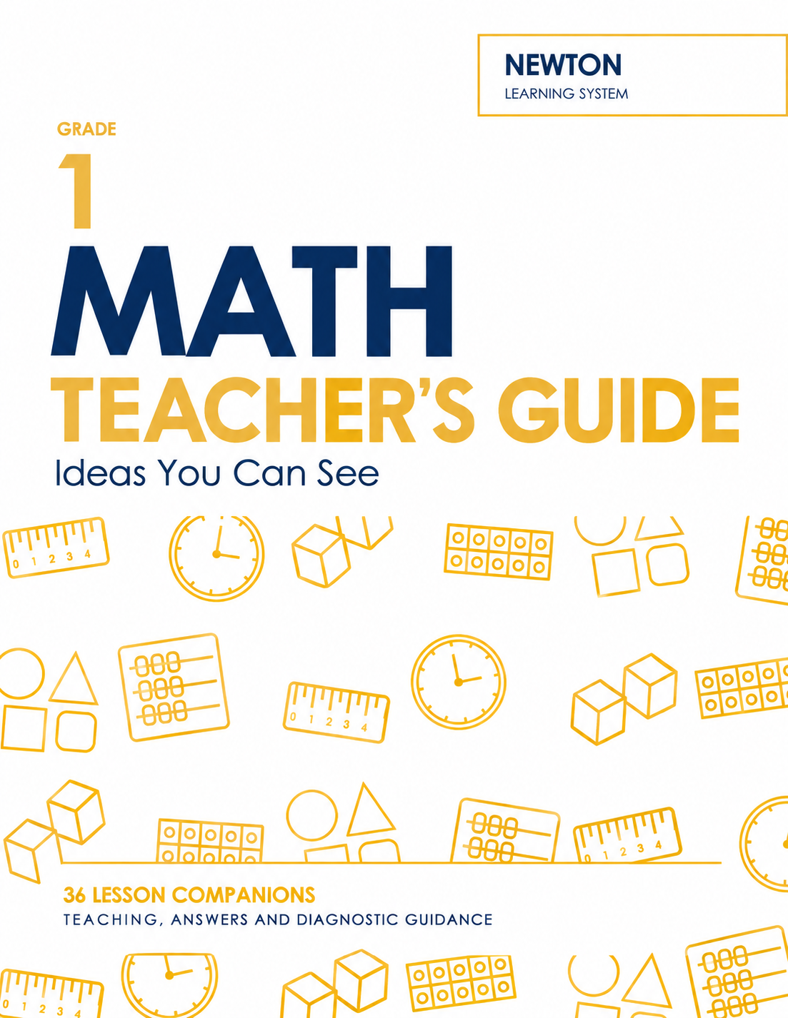 Newton Learning System: Grade 1 Math Teacher's Guide (PDF) distinct companion cover