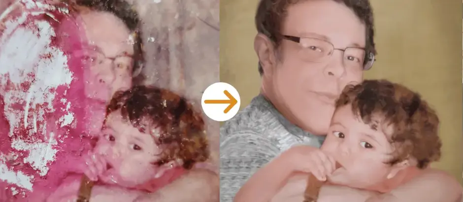 Professional Restoration of Family Photos - Step by Step Process