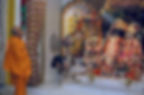 A monk worships Krishna