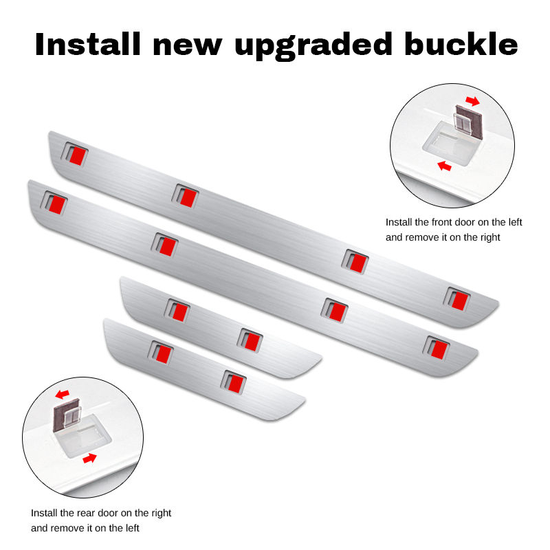 Thumbnail: Customized Car Door Sill Light Threshold Lamp Logo Projector Lamp Power Moving L
