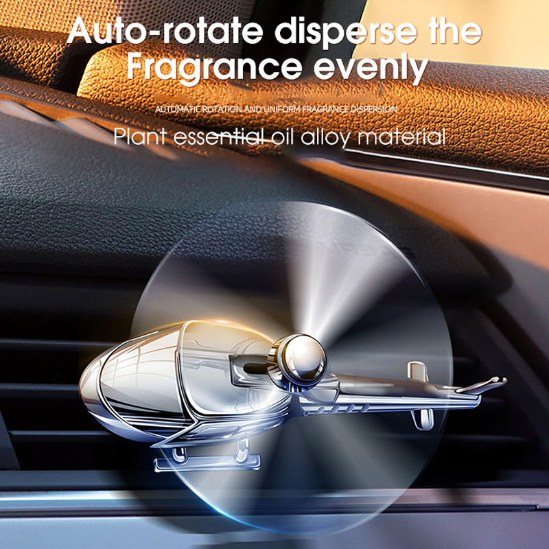 Thumbnail: Car Air Freshener Mini Helicopter Rotating Aromatherapy