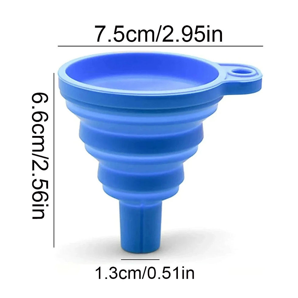 Thumbnail: Engine Funnel Car Universal Silicone Liquid Funnel Washer Fluid Change Foldable 