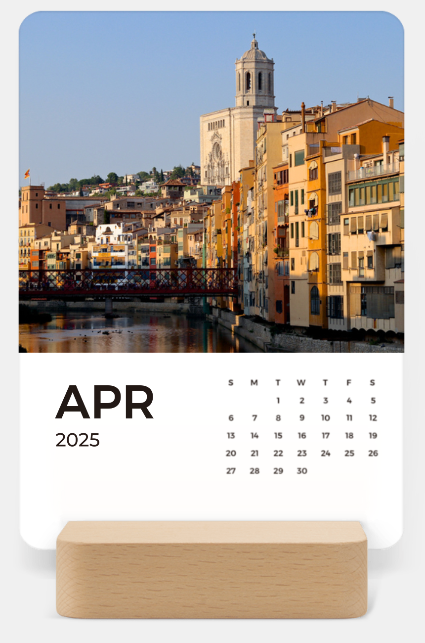 Thumbnail: Cities desk calendar minimalist style