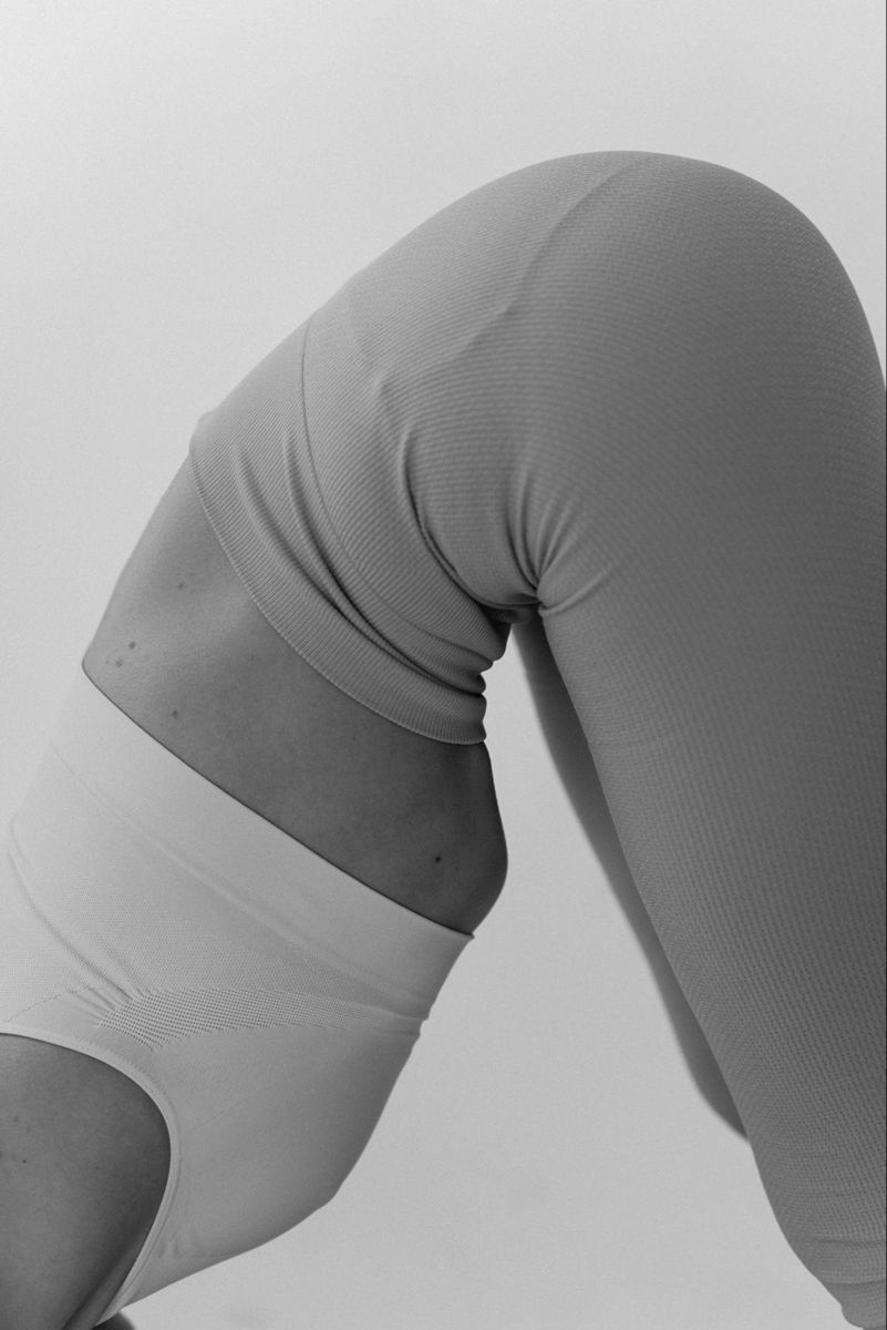 Girl in Pilates position