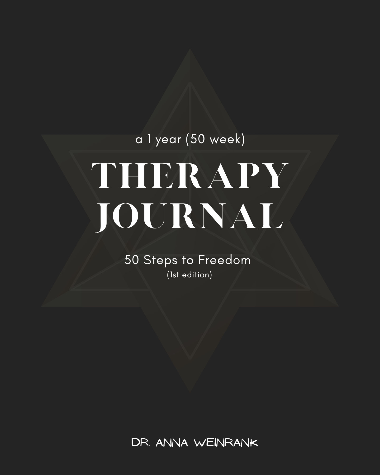 A 1 year (50 weeks) therapy journal
