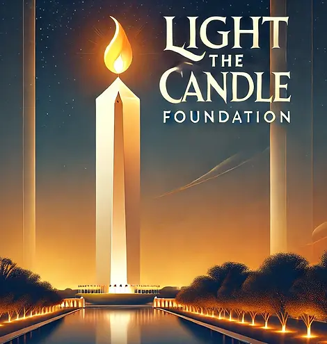 DALL·E 2025-01-10 10.40.50 - An artistic image for 'Light the Candle Foundation' featuring