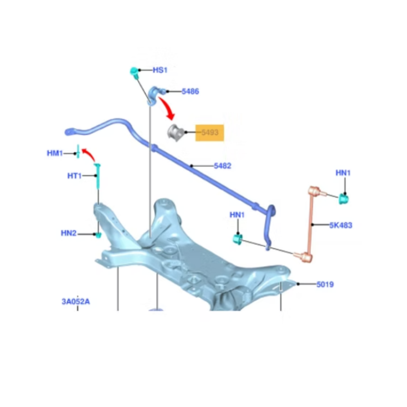 Anti Roll Bar Bush Kit 13 - Ford Transit 2013 onward 1892603/ 1763716/1 768 873