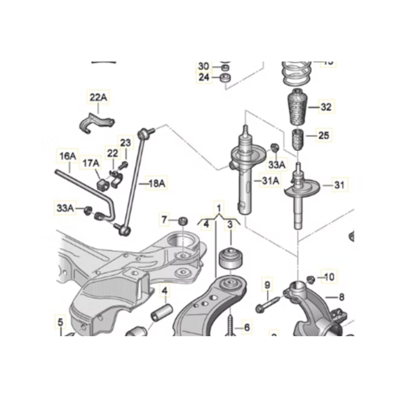 Bush 19mm - Saab 9-3 2002 onwards 24457843