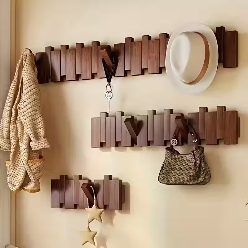 Simplicity Piano Key Wall Coat Rack (One Piece)