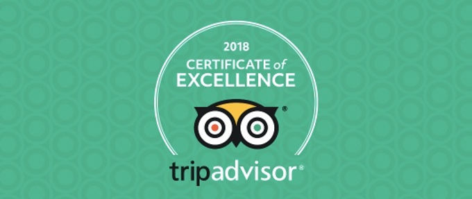 Tripadvisor Certificate of Excellence 2019!