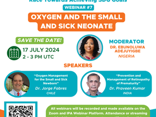 1 MORE DAY - Oxygen and The Small and Sick Neonate 17 JULY 2024 | 2 - 3PM UTC