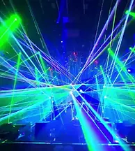 Party laser disco lights rental setup in Humble TX