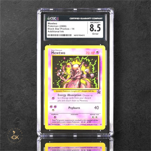 Mewtwo Black Star Promo 英語版 14 1x Sealed MEWTWO # 14 Black Star Promo Master the Game WOTC