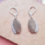 Boucles d’oreilles minimalistes LES LOULOUS Glacial fabriquées à Paris
