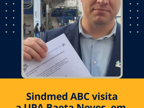 Sindmed visita UPA Baeta Neves