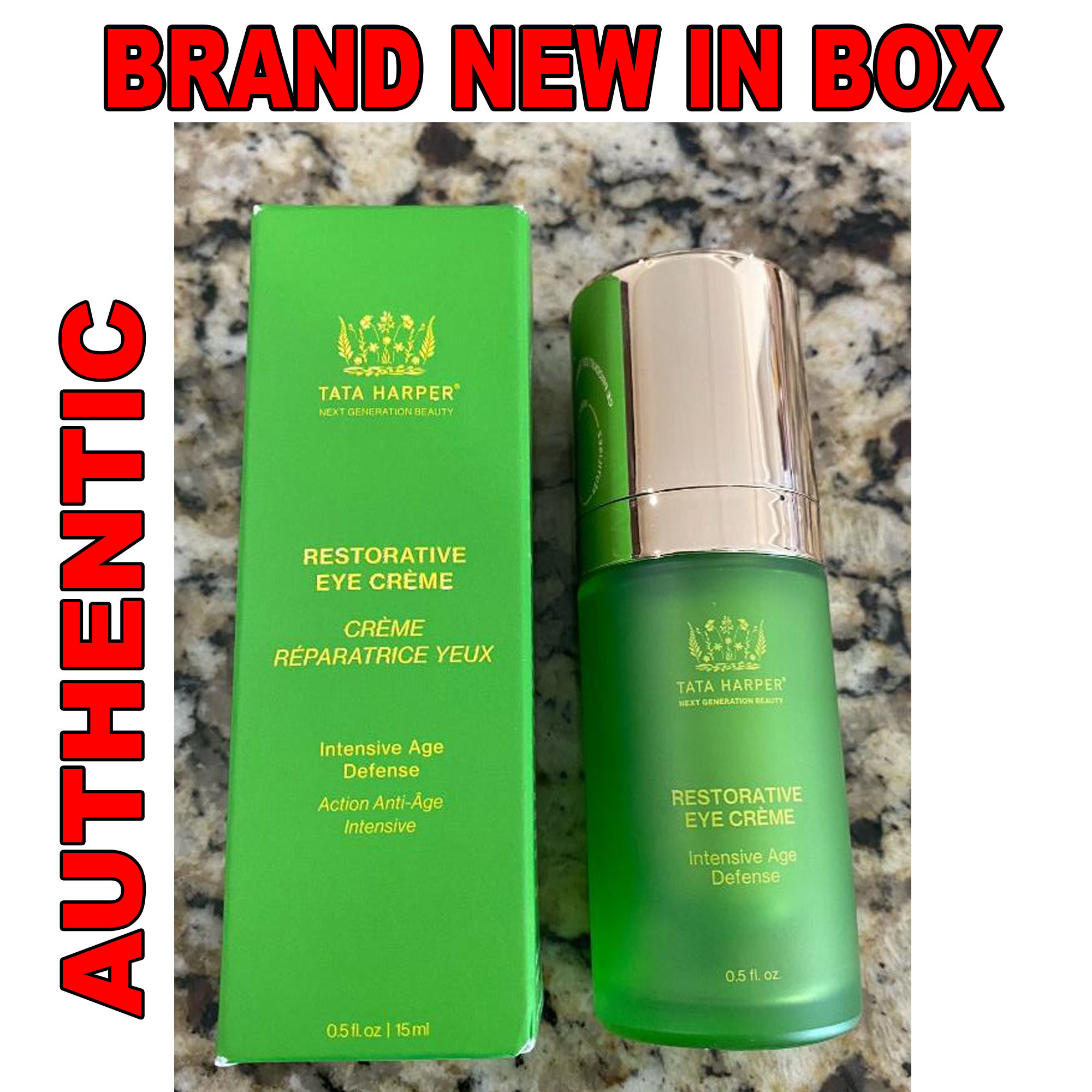 Tata Harper Restorative Eye Creme Fortifying & Regenerating 0.5 oz / 15 ml NEW