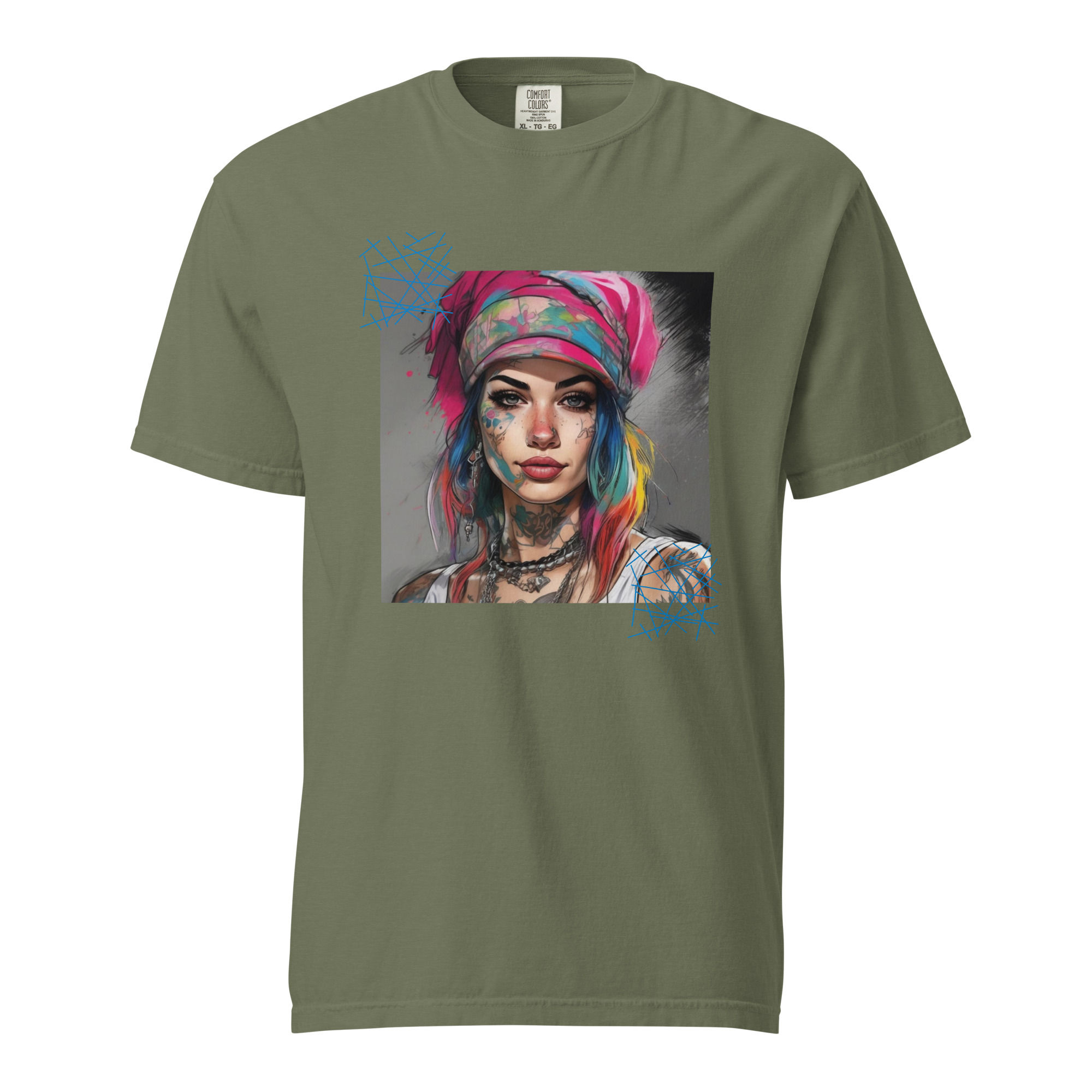 Unisex garment-dyed heavyweight t-shirt