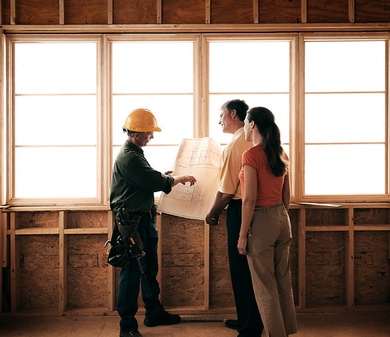 Construction Consultation Scene