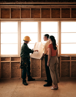 Couple and Builder