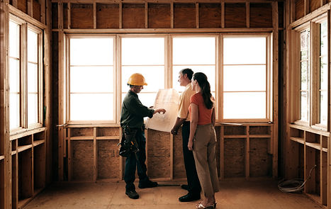 Construction Consultation Scene