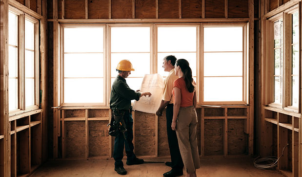 Couple and Builder