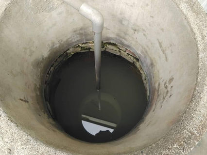 2022/08/25（木）大阪市住吉区にて、古井戸崩壊