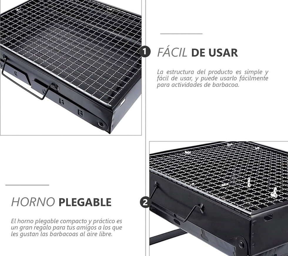Miniatura: PARRILLA DE CARBON PORTATIL