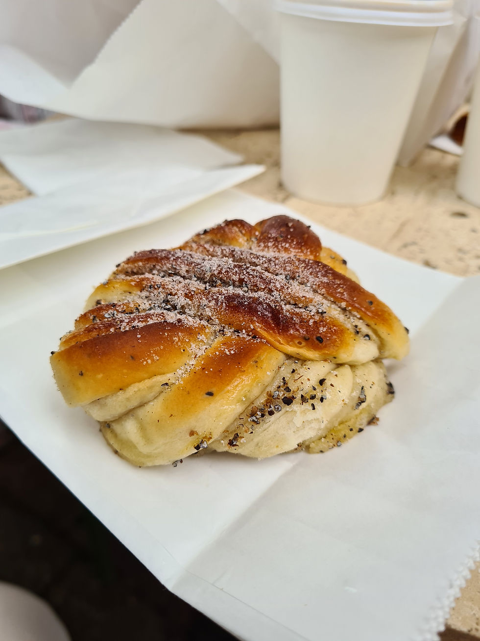 cardamom bun, pastry, juno the bakery