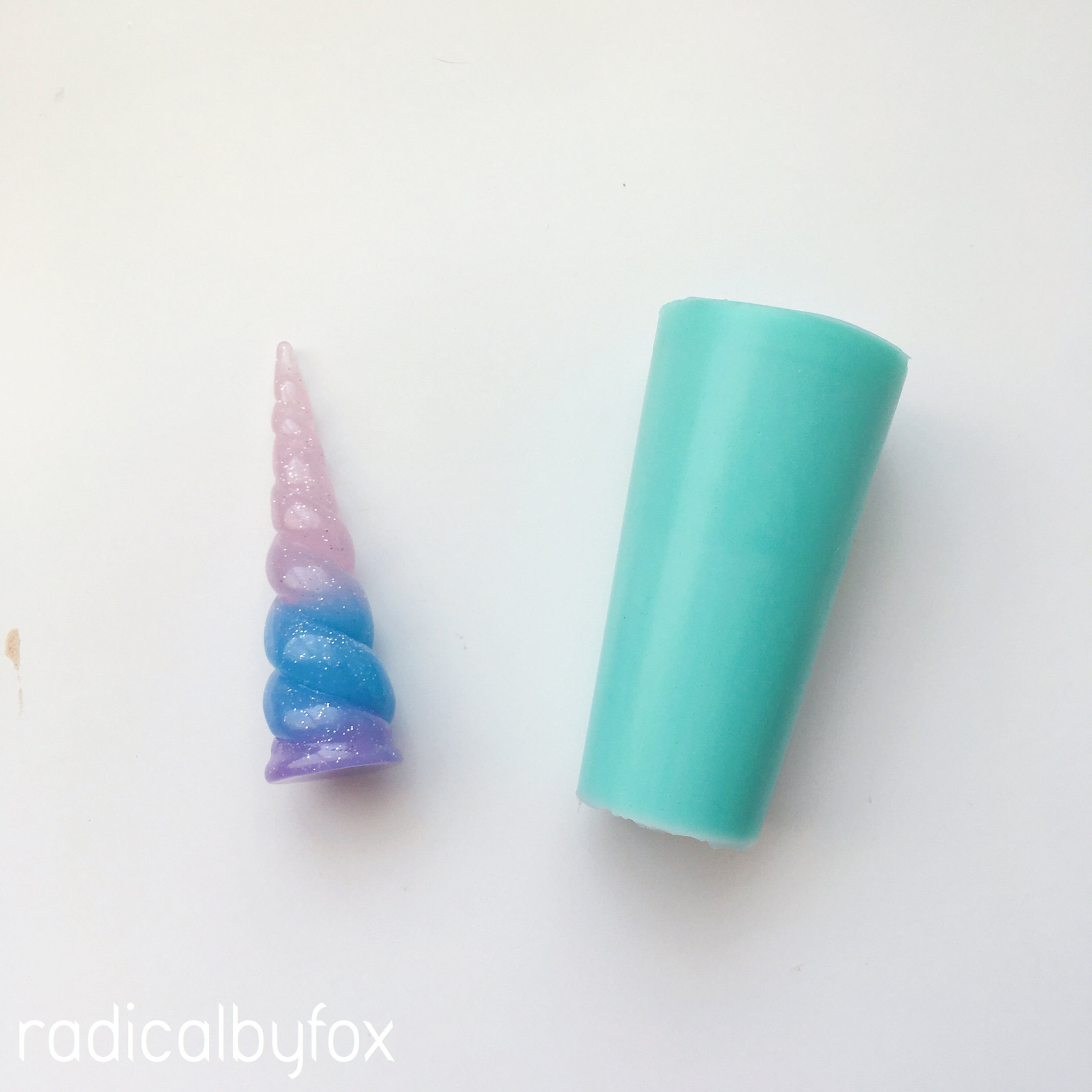 Kawaii Unicorn Horn Mold, Silicone, Large Size - For Resin & Decoden