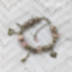 pink european charm bracelet, marinette dupain cheng, miraculous ladybug jewelery