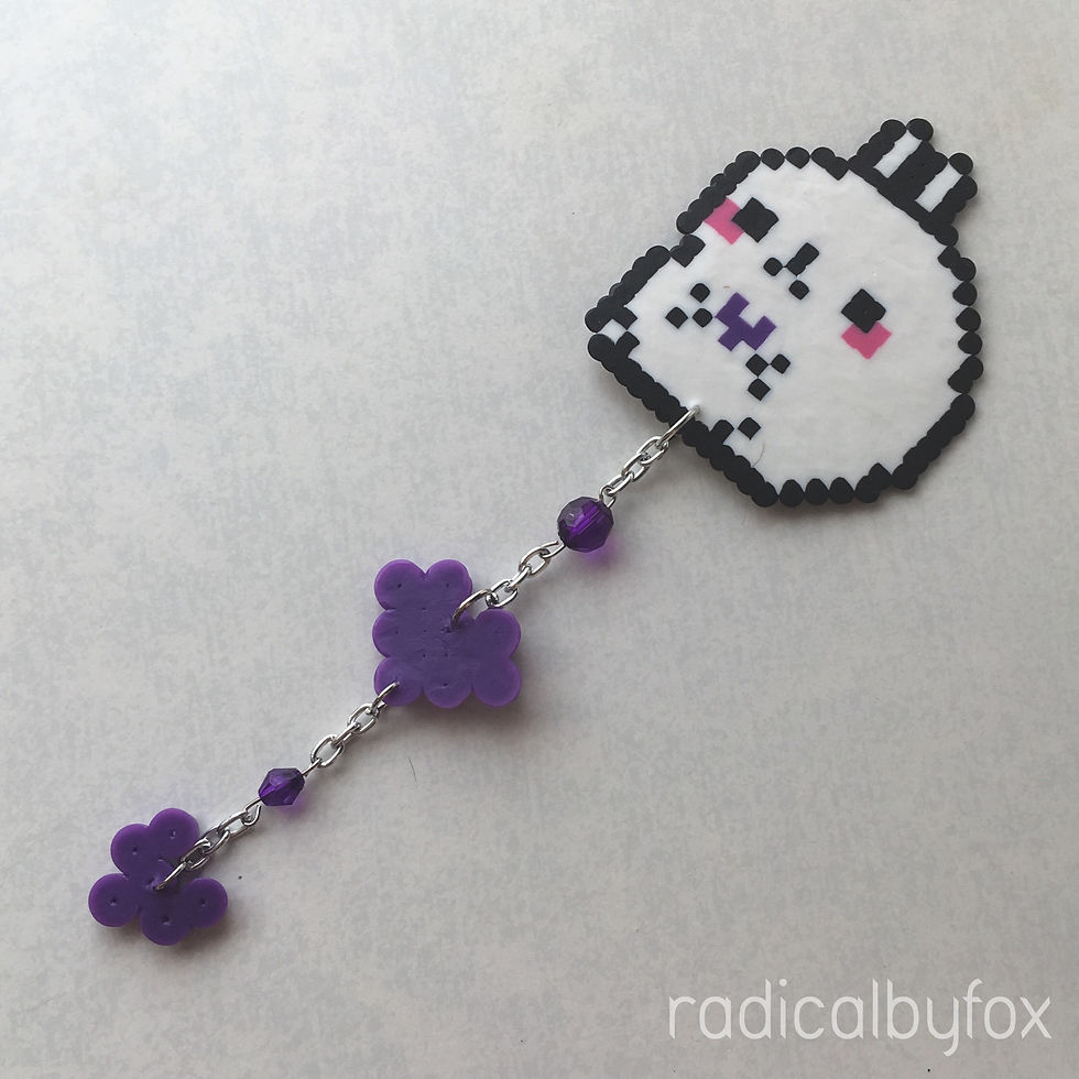 molang jewelry, fairy kei hair clip, decora, kawaii bunny rabbit, decora