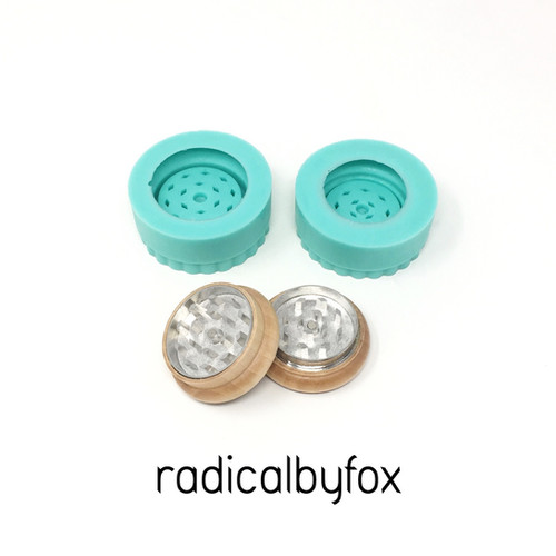 Herb Grinder Silicone Mold Radical by Fox
