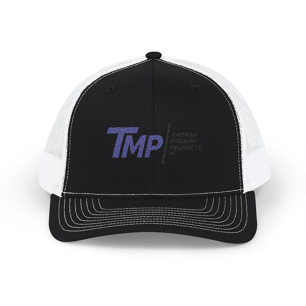 Thumbnail: Embroidered Black TMP Logo  — Richardson 112 Hat