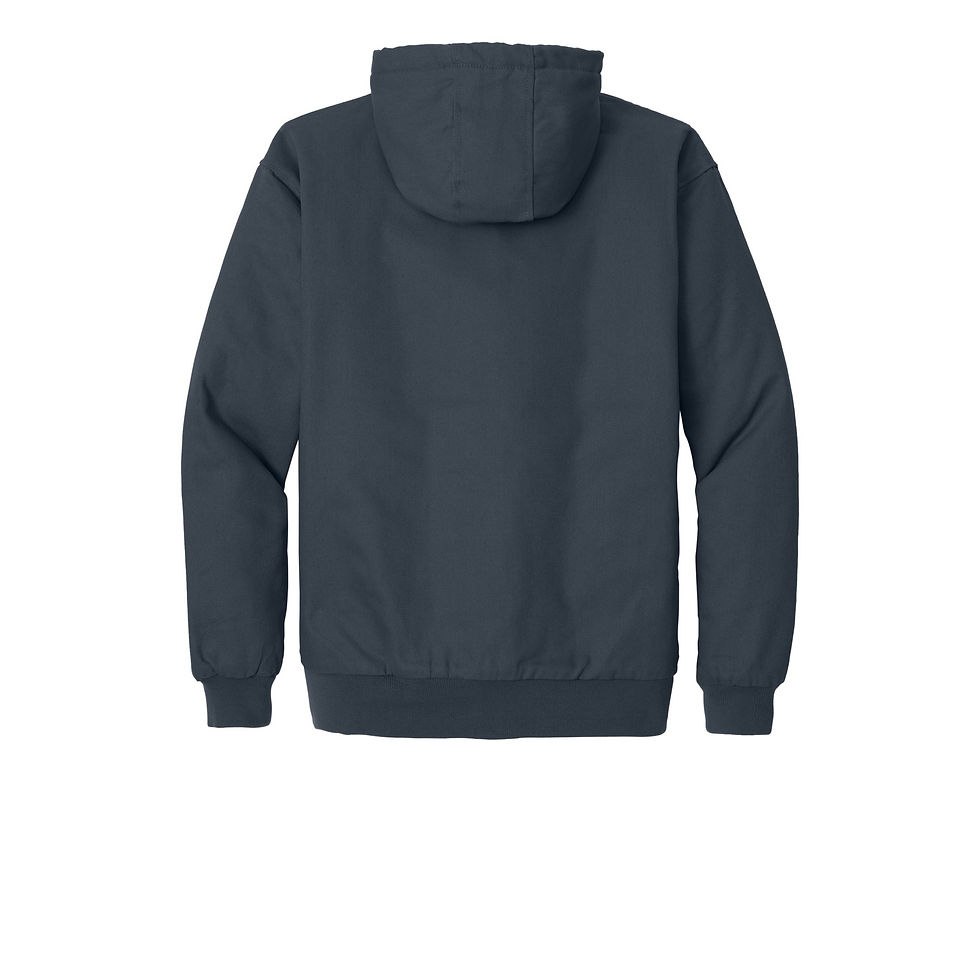 Thumbnail: TMP Logo Duck Cloth Hooded Work Jacket