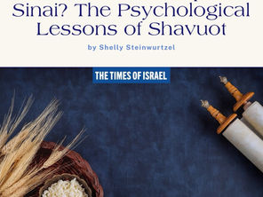 Did We Oversleep at Sinai? The Psychological Lessons of Shavuot