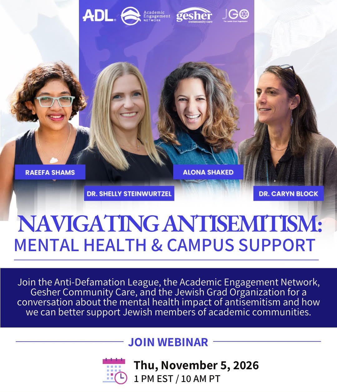 Navigating Antisemitism Flyer