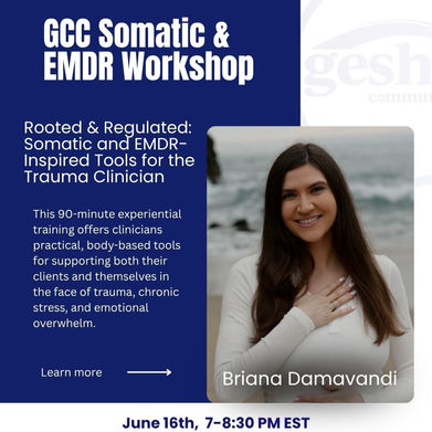 GCC Somatic & EMDR Workshop Flyer