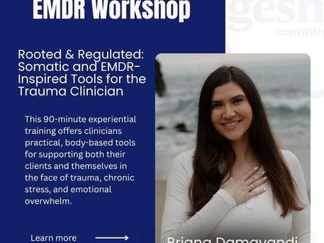 GCC Somatic & EMDR Workshop Flyer
